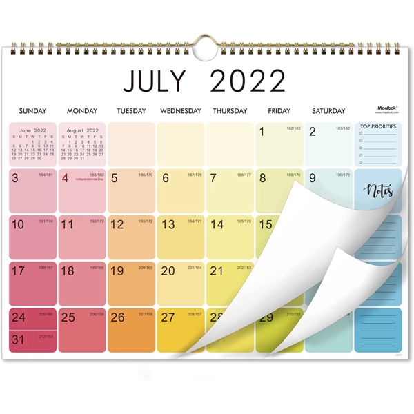 Customized Monthly Wall Calendar For Planning & Organizing - Customized Monthly Wall Calendar For Planning & Organizing - Image 4 of 4