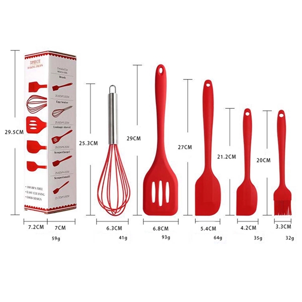 Silicone Cooking Utensils Set - Silicone Cooking Utensils Set - Image 1 of 2