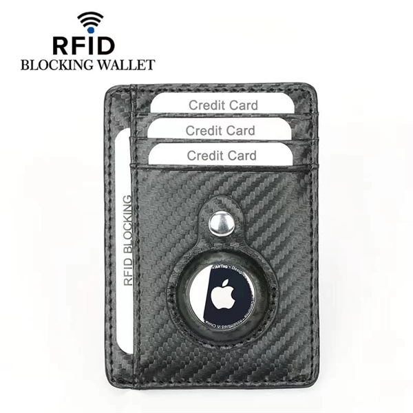RFID Wallet + Keychain w/ Apple Tracker Holder - RFID Wallet + Keychain w/ Apple Tracker Holder - Image 1 of 10
