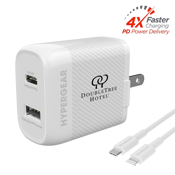 HyperGear SpeedBoost 25W PD Lightning Wall Kit - HyperGear SpeedBoost 25W PD Lightning Wall Kit - Image 0 of 7