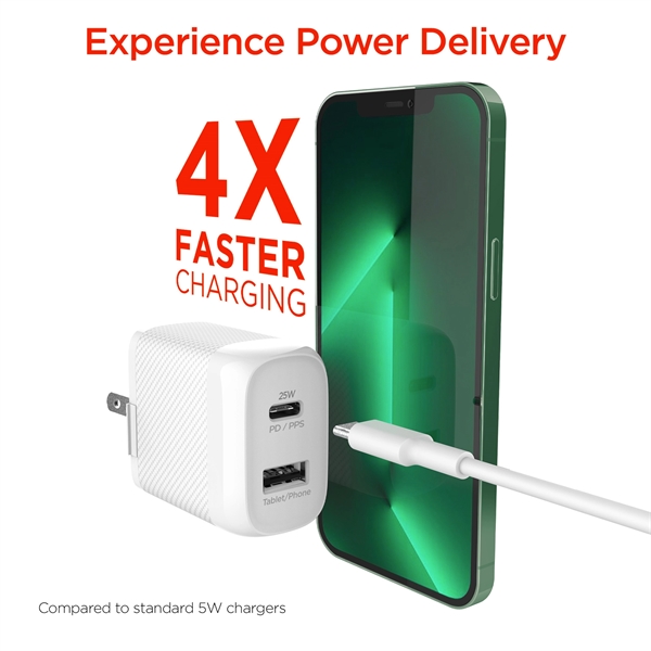 HyperGear SpeedBoost 25W PD Lightning Wall Kit - HyperGear SpeedBoost 25W PD Lightning Wall Kit - Image 1 of 7
