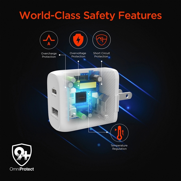 HyperGear SpeedBoost 25W PD Lightning Wall Kit - HyperGear SpeedBoost 25W PD Lightning Wall Kit - Image 3 of 7