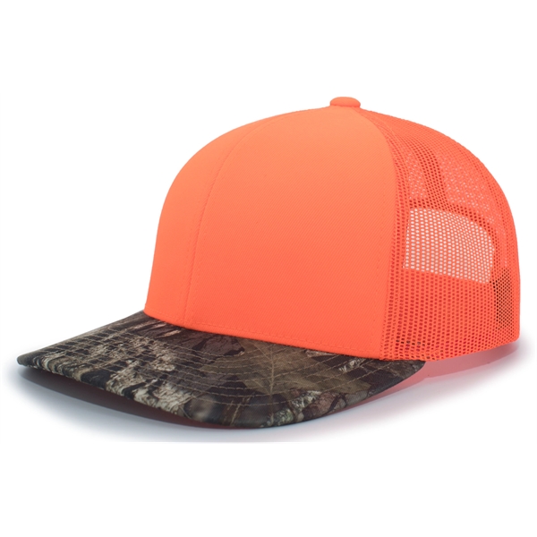 Camo Snapback Trucker Cap - Camo Snapback Trucker Cap - Image 9 of 18