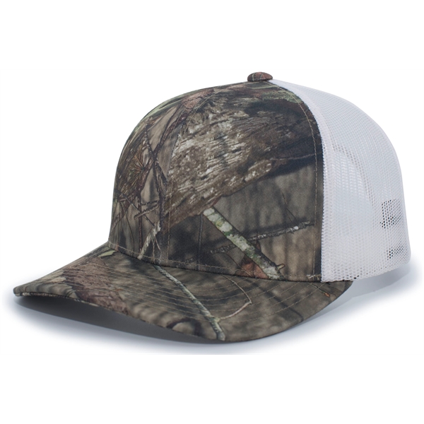 Camo Snapback Trucker Cap - Camo Snapback Trucker Cap - Image 2 of 18