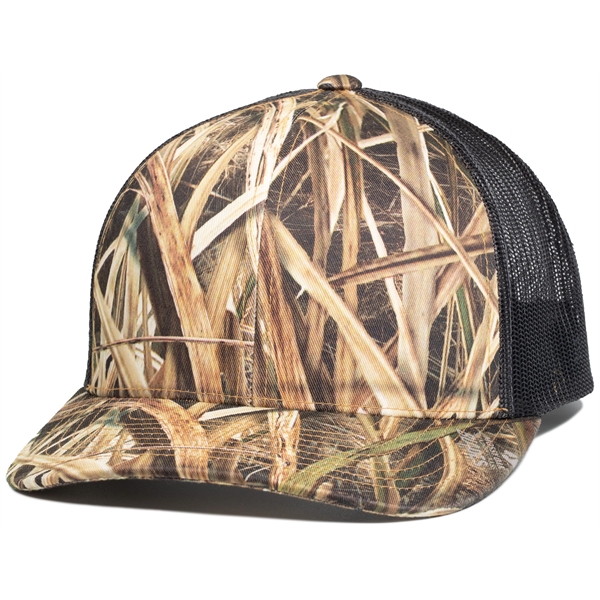 Camo Snapback Trucker Cap - Camo Snapback Trucker Cap - Image 4 of 18