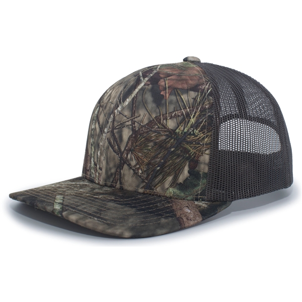 Camo Snapback Trucker Cap - Camo Snapback Trucker Cap - Image 6 of 18