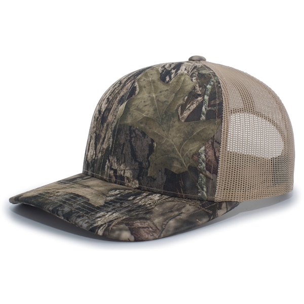 Camo Snapback Trucker Cap - Camo Snapback Trucker Cap - Image 10 of 18