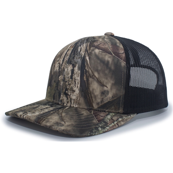 Camo Snapback Trucker Cap - Camo Snapback Trucker Cap - Image 12 of 18
