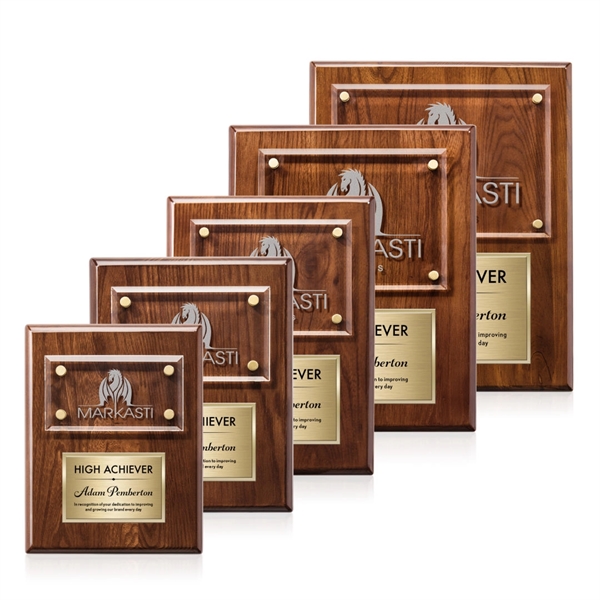 Gossamer Plaque - Walnut/Gold - Gossamer Plaque - Walnut/Gold - Image 0 of 5