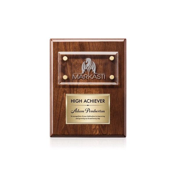 Gossamer Plaque - Walnut/Gold - Gossamer Plaque - Walnut/Gold - Image 1 of 5