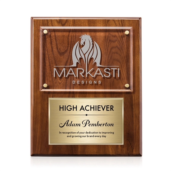 Gossamer Plaque - Walnut/Gold - Gossamer Plaque - Walnut/Gold - Image 5 of 5