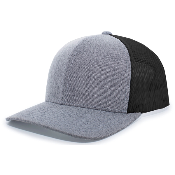 Heather Trucker Snapback Cap - Heather Trucker Snapback Cap - Image 3 of 5