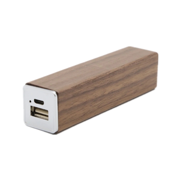 2200 mAh Eco-Friendly Wooden Power Bank - 2200 mAh Eco-Friendly Wooden Power Bank - Image 8 of 8