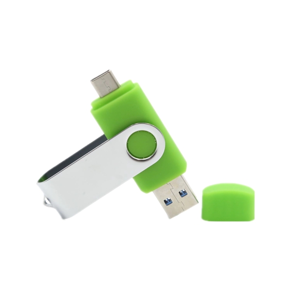 Multi-port Type-C Flash Drives Rotating Swivel USB Drive - Multi-port Type-C Flash Drives Rotating Swivel USB Drive - Image 6 of 9