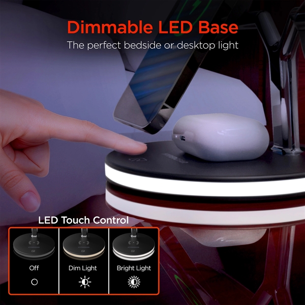 HyperGear MaxCharge 3-In-1 MagSafe Wireless Charging Stand - HyperGear MaxCharge 3-In-1 MagSafe Wireless Charging Stand - Image 6 of 9