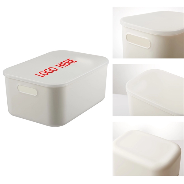Plastic Storage Box With Cover - Plastic Storage Box With Cover - Image 0 of 3
