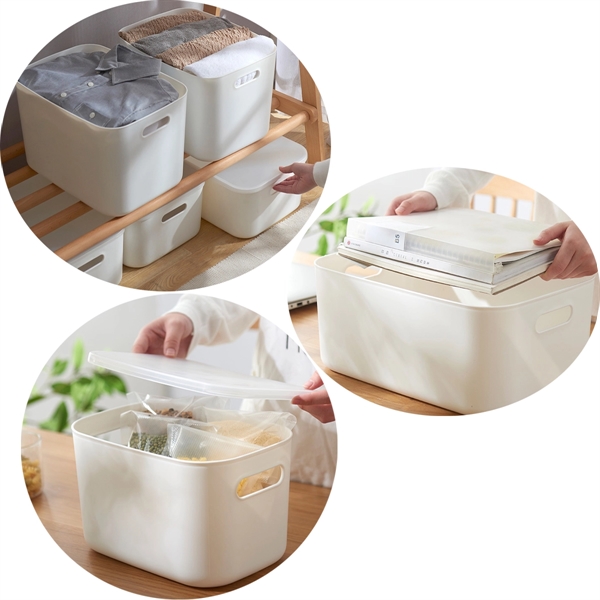 Plastic Storage Box With Cover - Plastic Storage Box With Cover - Image 1 of 3