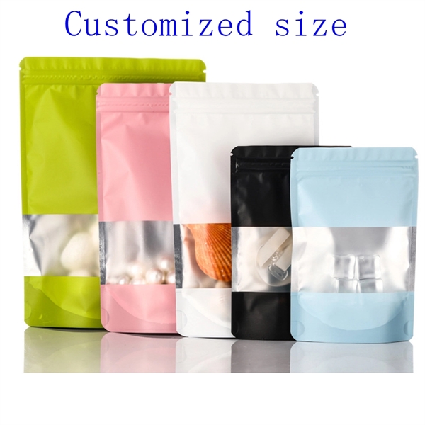 Stand Up Pouch Bag Zip Lock Storage With Matte Window - Stand Up Pouch Bag Zip Lock Storage With Matte Window - Image 1 of 6