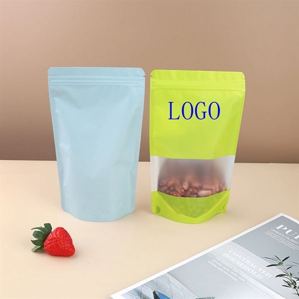 Stand Up Pouch Bag Zip Lock Storage With Matte Window - Stand Up Pouch Bag Zip Lock Storage With Matte Window - Image 2 of 6