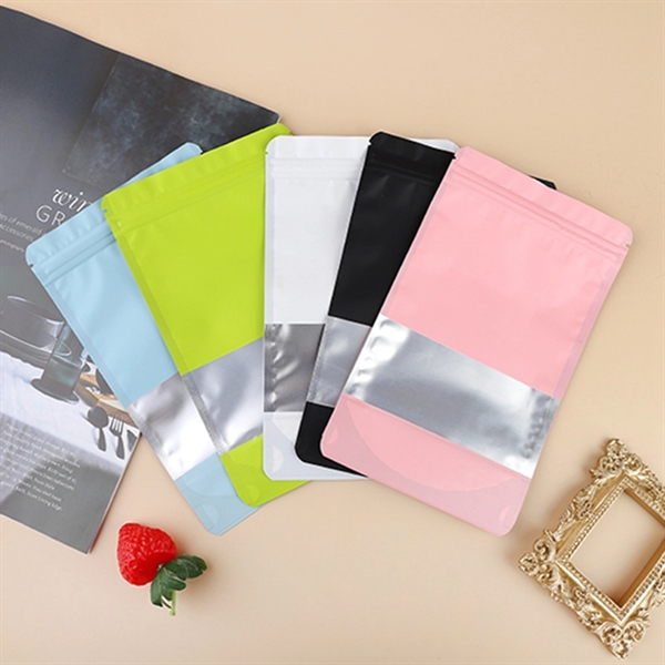 Stand Up Pouch Bag Zip Lock Storage With Matte Window - Stand Up Pouch Bag Zip Lock Storage With Matte Window - Image 3 of 6