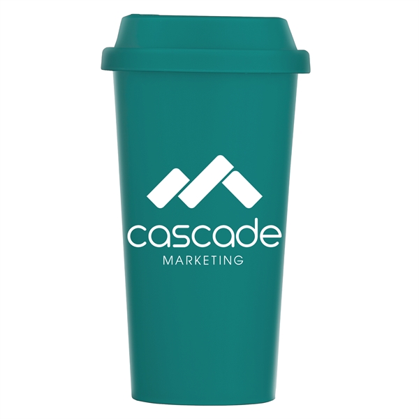 Costa Rica - 16 oz Wheat Plastic Tumbler - Silkscreen - Costa Rica - 16 oz Wheat Plastic Tumbler - Silkscreen - Image 1 of 6