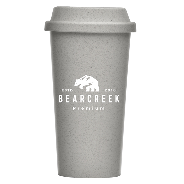 Costa Rica - 16 oz Wheat Plastic Tumbler - Silkscreen - Costa Rica - 16 oz Wheat Plastic Tumbler - Silkscreen - Image 2 of 6