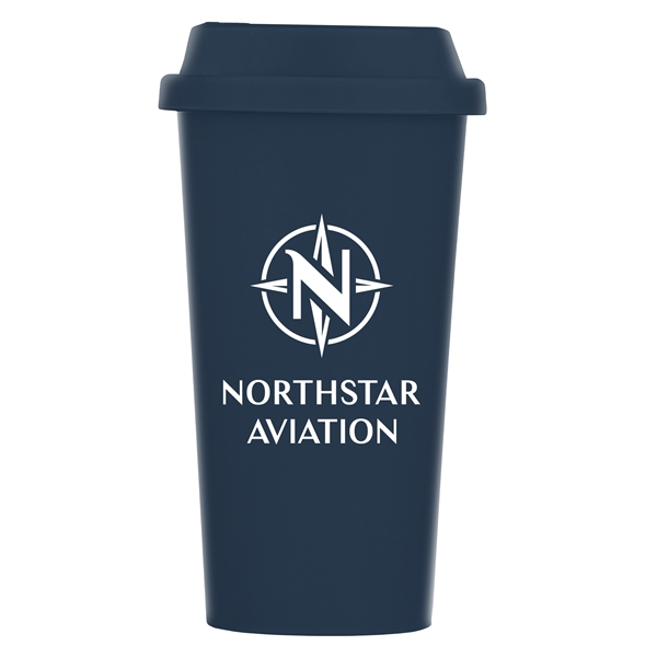 Costa Rica - 16 oz Wheat Plastic Tumbler - Silkscreen - Costa Rica - 16 oz Wheat Plastic Tumbler - Silkscreen - Image 6 of 6