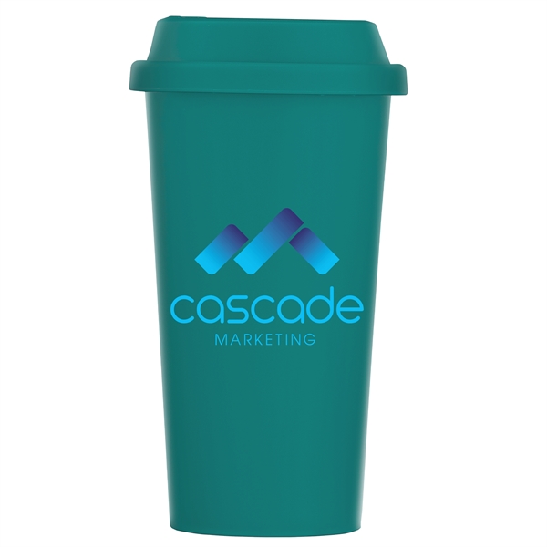 Costa Rica - 16 oz. Wheat Plastic Tumbler - ColorJet - Costa Rica - 16 oz. Wheat Plastic Tumbler - ColorJet - Image 2 of 6