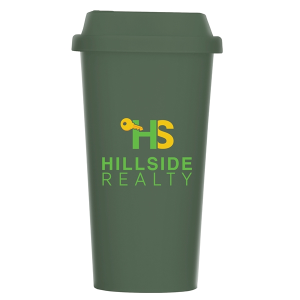 Costa Rica - 16 oz. Wheat Plastic Tumbler - ColorJet - Costa Rica - 16 oz. Wheat Plastic Tumbler - ColorJet - Image 4 of 6