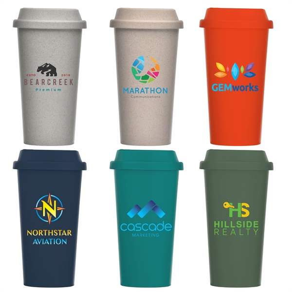 Costa Rica - 16 oz. Wheat Plastic Tumbler - ColorJet - Costa Rica - 16 oz. Wheat Plastic Tumbler - ColorJet - Image 0 of 6