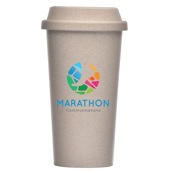 Costa Rica - 16 oz. Wheat Plastic Tumbler - ColorJet - Costa Rica - 16 oz. Wheat Plastic Tumbler - ColorJet - Image 5 of 6