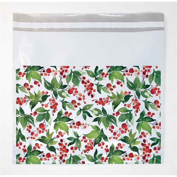 Holly Seasonal Predesigned Poly Mailers - Holly Seasonal Predesigned Poly Mailers - Image 2 of 2