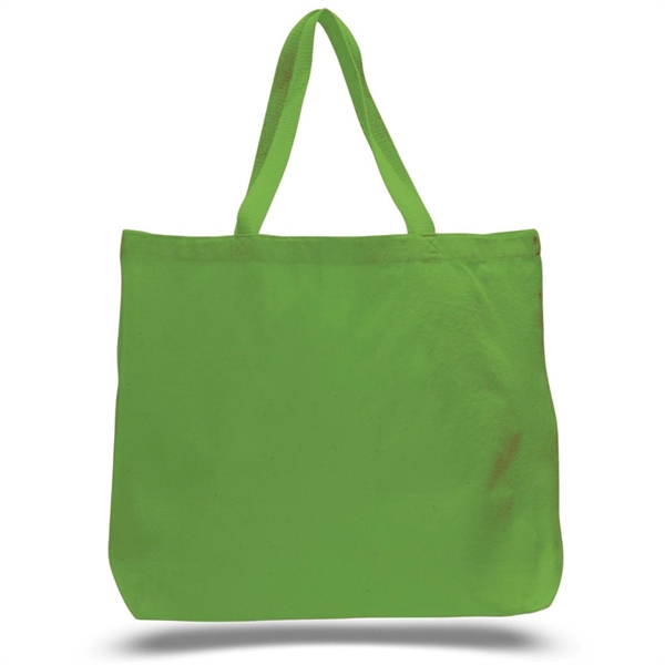 12 oz. Extra Large Grocery Cotton Tote Bag 20"x15"x5" - 12 oz. Extra Large Grocery Cotton Tote Bag 20"x15"x5" - Image 12 of 26