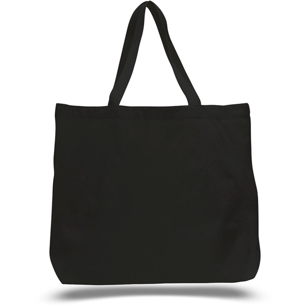 12 oz. Extra Large Grocery Cotton Tote Bag 20"x15"x5" - 12 oz. Extra Large Grocery Cotton Tote Bag 20"x15"x5" - Image 8 of 26