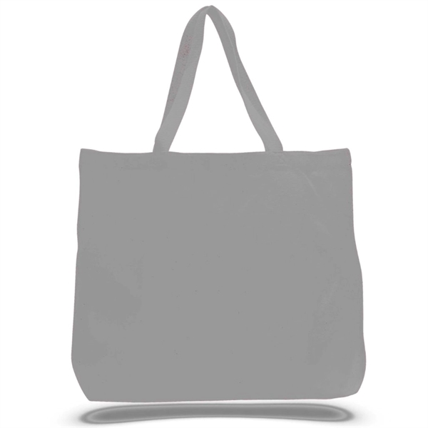 12 oz. Extra Large Grocery Cotton Tote Bag 20"x15"x5" - 12 oz. Extra Large Grocery Cotton Tote Bag 20"x15"x5" - Image 10 of 26