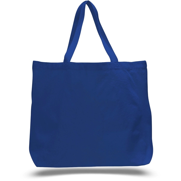 12 oz. Extra Large Grocery Cotton Tote Bag 20"x15"x5" - 12 oz. Extra Large Grocery Cotton Tote Bag 20"x15"x5" - Image 13 of 26