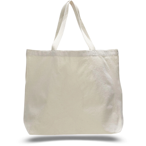 12 oz. Extra Large Grocery Cotton Tote Bag 20"x15"x5" - 12 oz. Extra Large Grocery Cotton Tote Bag 20"x15"x5" - Image 14 of 26