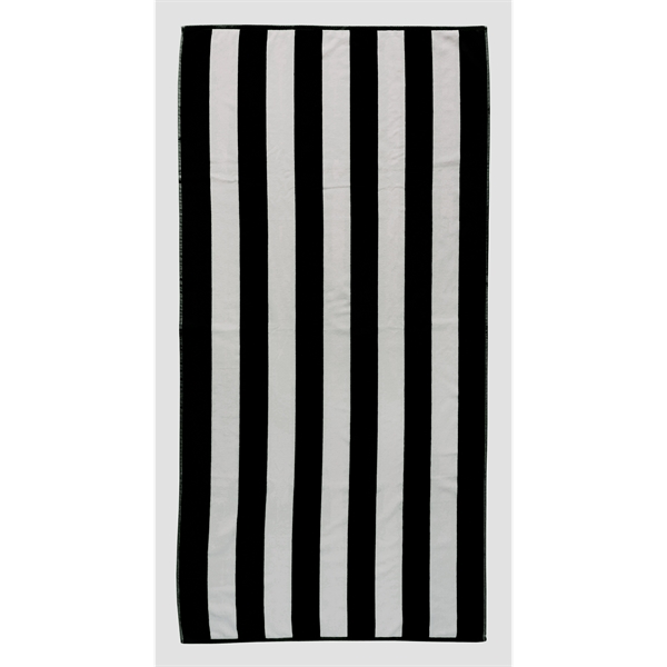 35x70 Terry Velour Cabana Stripe Beach Towels 18.75 LB/Dz - 35x70 Terry Velour Cabana Stripe Beach Towels 18.75 LB/Dz - Image 3 of 8
