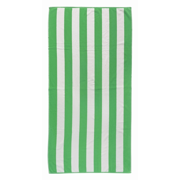 35x70 Terry Velour Cabana Stripe Beach Towels 18.75 LB/Dz - 35x70 Terry Velour Cabana Stripe Beach Towels 18.75 LB/Dz - Image 4 of 8