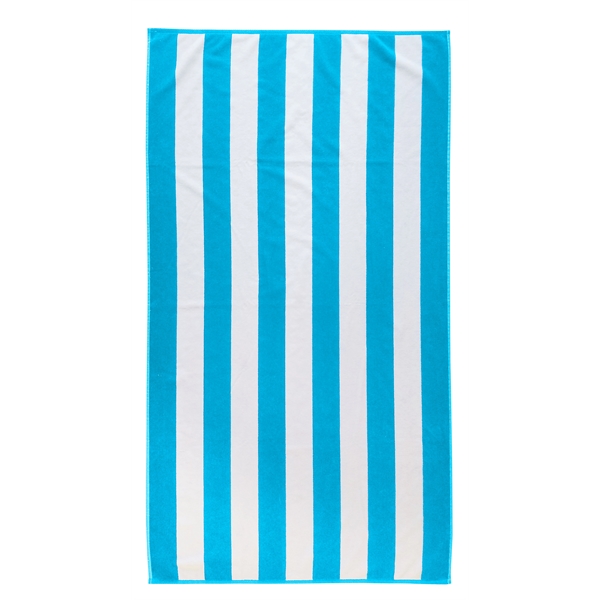 35x70 Terry Velour Cabana Stripe Beach Towels 18.75 LB/Dz - 35x70 Terry Velour Cabana Stripe Beach Towels 18.75 LB/Dz - Image 5 of 8