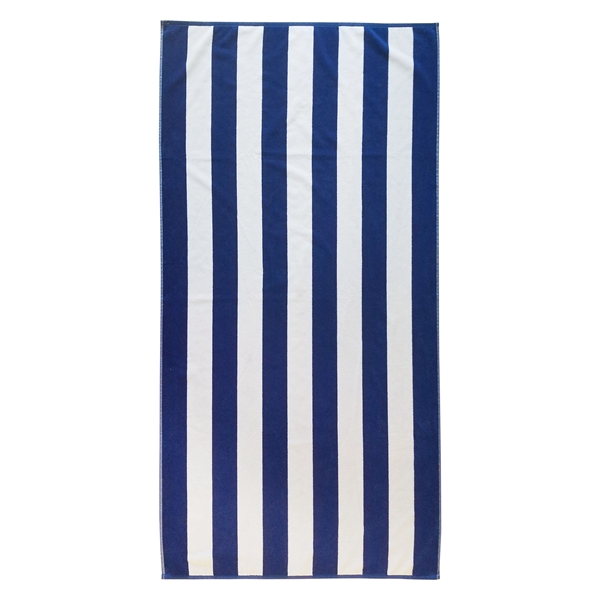 35x70 Terry Velour Cabana Stripe Beach Towels 18.75 LB/Dz - 35x70 Terry Velour Cabana Stripe Beach Towels 18.75 LB/Dz - Image 6 of 8