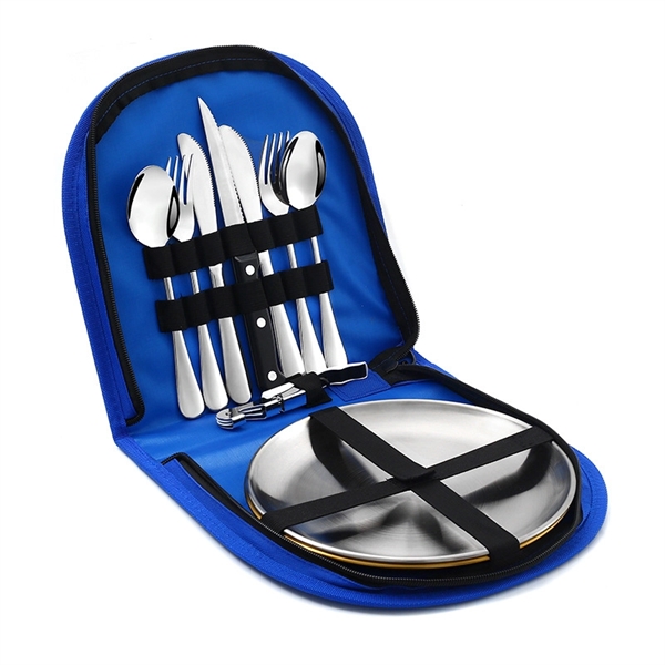 Stainless Steel Portable Utensil Cutlery Set - Stainless Steel Portable Utensil Cutlery Set - Image 5 of 6