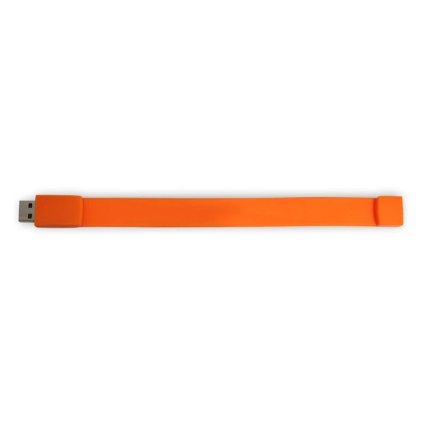 Custom Silicone USB Flash Drive Wristband Bracelet - Custom Silicone USB Flash Drive Wristband Bracelet - Image 4 of 8