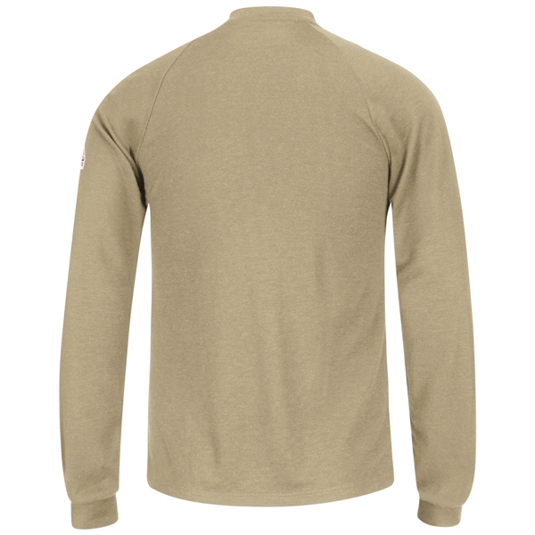 Bulwark® Men's Flame Resistant Long Sleeve Henley Shirt - Bulwark® Men's Flame Resistant Long Sleeve Henley Shirt - Image 3 of 5