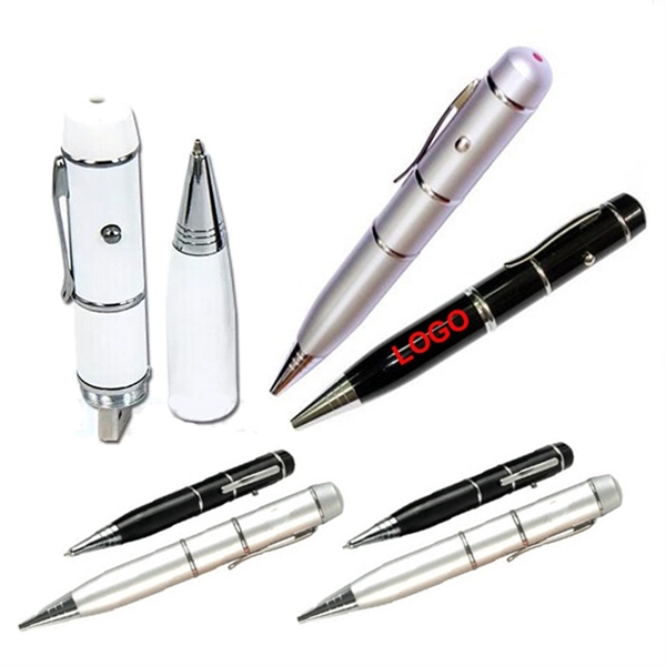 Metal Pen with Laser and USB Flash Drive