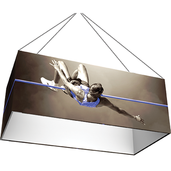 Rectangle 10' x 4' Hanging Structure & Single Sided Graphic - Rectangle 10' x 4' Hanging Structure & Single Sided Graphic - Image 0 of 0