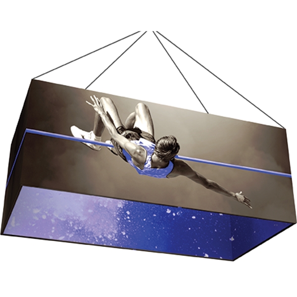 Rectangle 8' x 4' Hanging Structure & Double Sided Graphic - Rectangle 8' x 4' Hanging Structure & Double Sided Graphic - Image 0 of 1