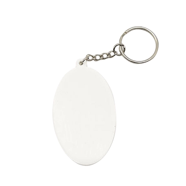 Personalized Oval PVC Keychain - Personalized Oval PVC Keychain - Image 1 of 2