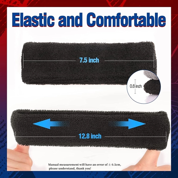 Unisex Sports Cotton Sweatband - Unisex Sports Cotton Sweatband - Image 3 of 3