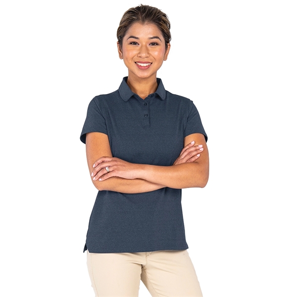 Women's Heathered Eco-Logic Stretch Polo - Women's Heathered Eco-Logic Stretch Polo - Image 1 of 21